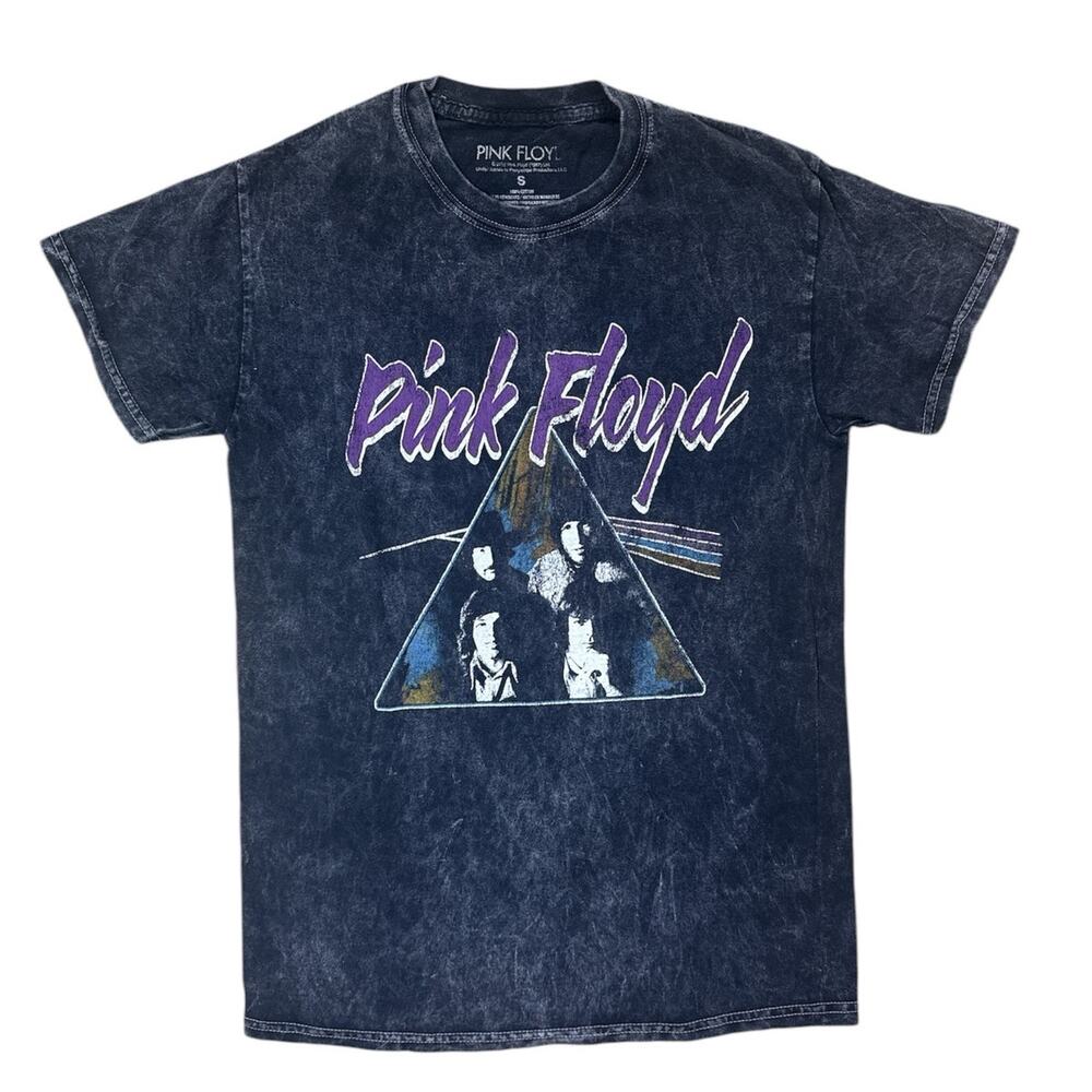 Pink Floyd T-Shirt‎ Women's Small Graphic Short Sleeve Tee Black Logo Band